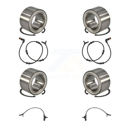 Front Rear Wheel Bearing And ABS Sensor Kit For Mercedes-Benz R350 with Harness K7S-102899