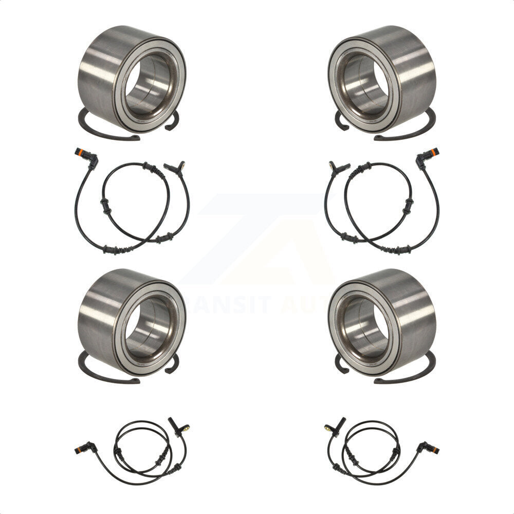 Front Rear Wheel Bearing And ABS Sensor Kit For 2011 Mercedes-Benz R350 with Harness K7S-102901