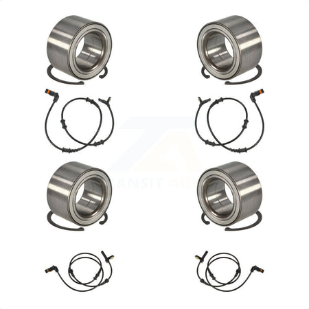 Front Rear Wheel Bearing And ABS Sensor Kit For 2011 Mercedes-Benz R350 with Harness K7S-102901