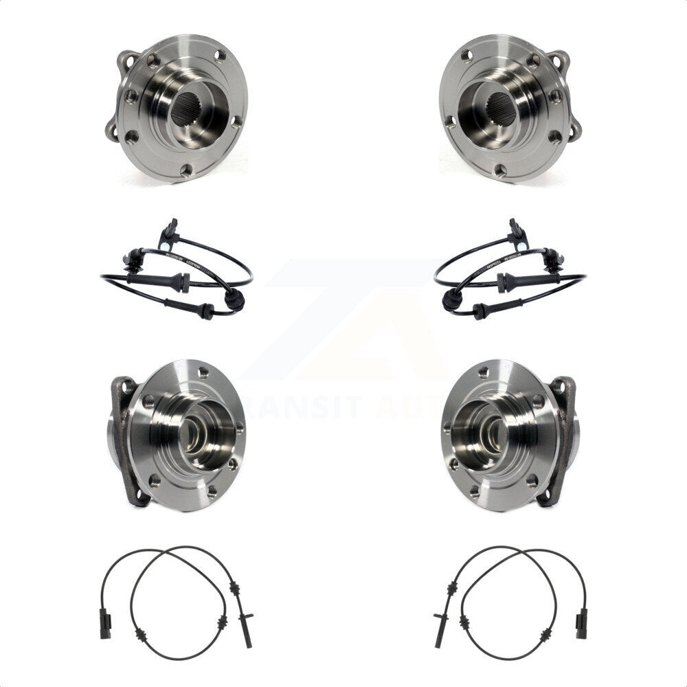 Front Rear Wheel Hub Bearing And ABS Sensor Kit For Chrysler 200 K7S-102925