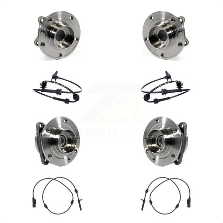 Front Rear Wheel Hub Bearing And ABS Sensor Kit For Chrysler 200 K7S-102925