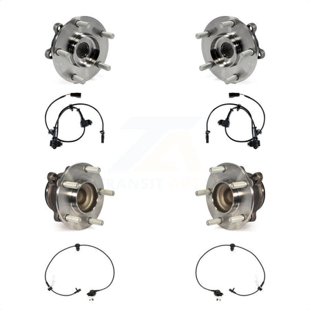 Front Rear Wheel Hub Bearing And ABS Sensor Kit For Mazda CX-5 with Harness K7S-102932