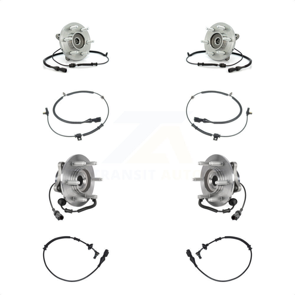 Front Rear Wheel Hub Bearing Extra Sensor Kit For 2010 Ford Expedition Lincoln Navigator K7S-102937