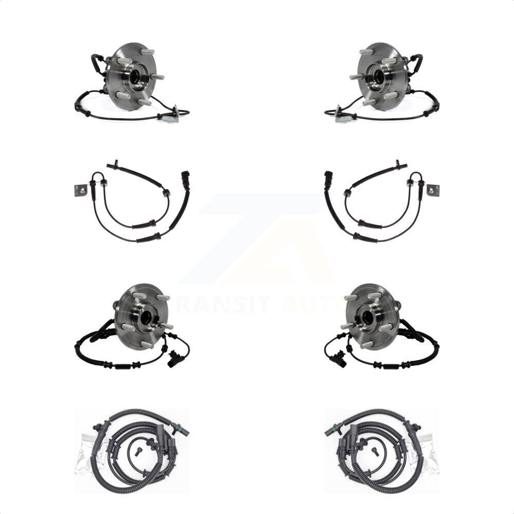 Front Rear Wheel Hub Bearing Extra Sensor Kit For Dodge Grand Caravan Chrysler Town & Ram K7S-102943