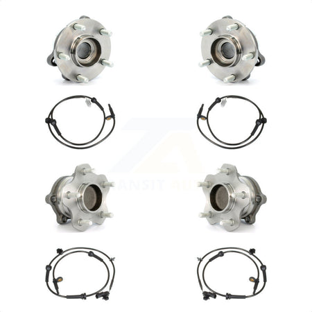 Front Rear Wheel Hub Bearing And ABS Sensor Kit For Nissan Altima Maxima K7S-102946