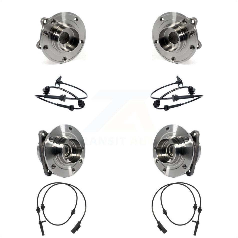 Front Rear Wheel Hub Bearing And ABS Sensor Kit For Chrysler 200 K7S-102955