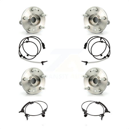 Front Rear Wheel Hub Bearing And ABS Sensor Kit For Ford Police Interceptor Utility K7S-102960