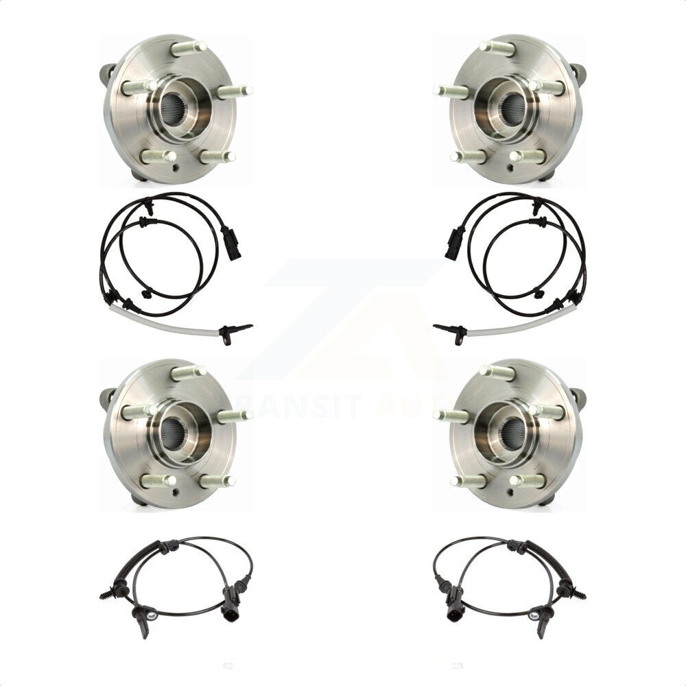Front Rear Wheel Hub Bearing And ABS Sensor Kit For Ford Taurus with Harness K7S-102961