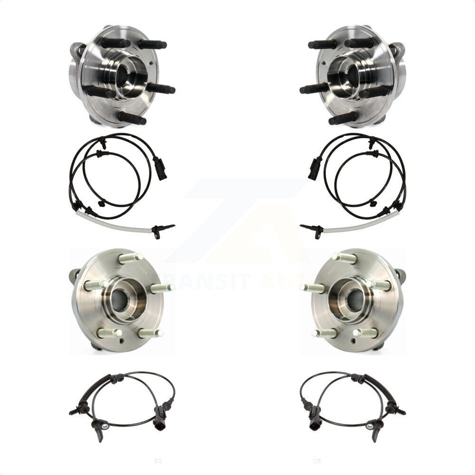 Front Rear Wheel Hub Bearing Sensor Kit For Ford Police Interceptor Sedan Special Service K7S-102962