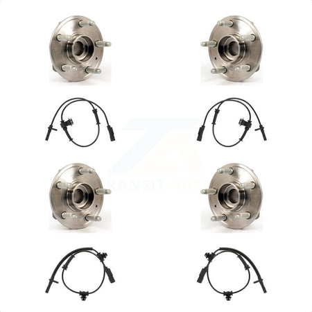 Front Rear Wheel Hub Bearing And ABS Sensor Kit For Chevrolet Camaro with Harness K7S-102968