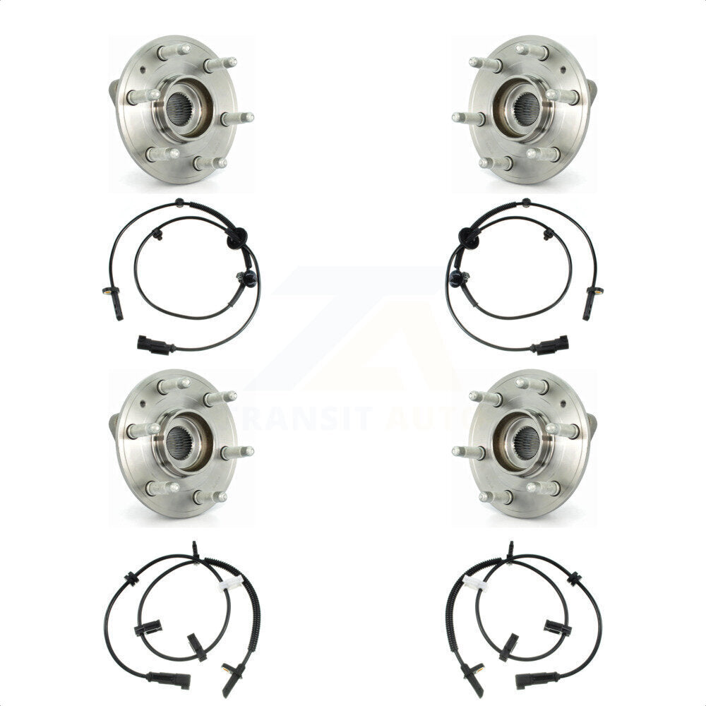 Front Rear Wheel Hub Bearing & Sensor Kit For GMC Acadia Buick Enclave Chevrolet Traverse K7S-102976