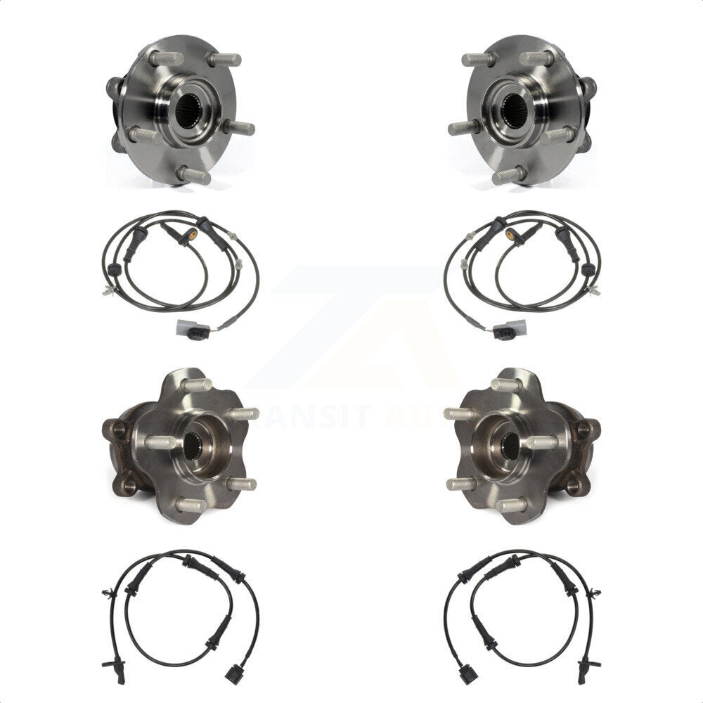 Front Rear Wheel Hub Bearing And ABS Sensor Kit For Nissan Juke with Harness K7S-102988