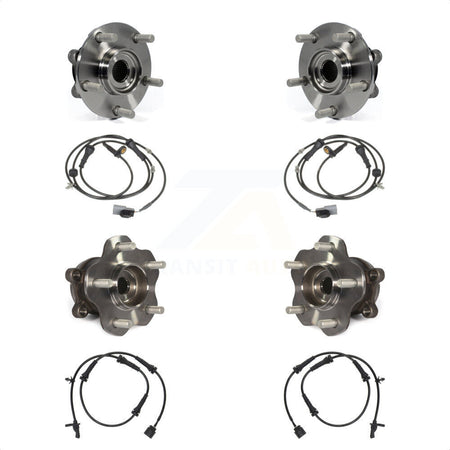 Front Rear Wheel Hub Bearing And ABS Sensor Kit For Nissan Juke with Harness K7S-102988