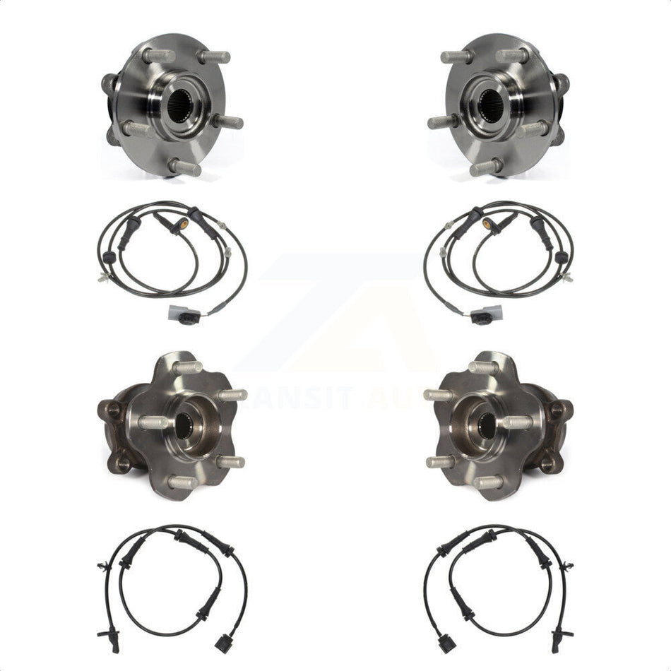 Front Rear Wheel Hub Bearing And ABS Sensor Kit For Nissan Juke with Harness K7S-102988