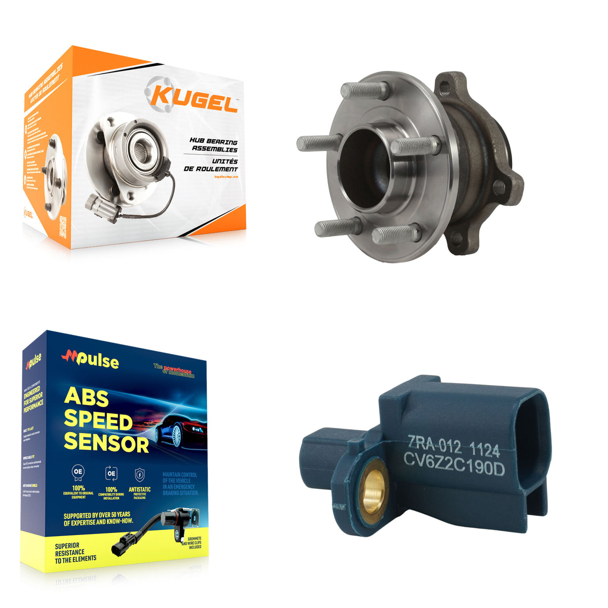 Rear Wheel Hub Bearing And ABS Sensor Kit For Ford Transit Connect without Harness K7S-103029