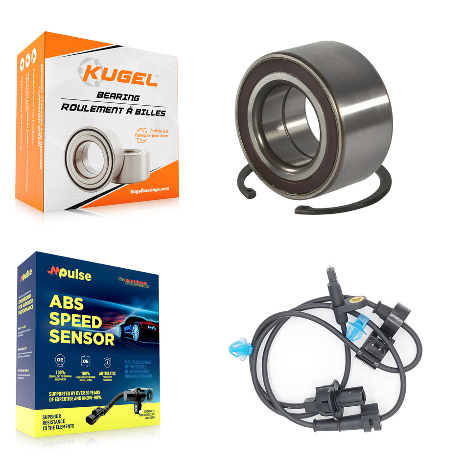 Front Wheel Bearing And ABS Sensor Kit For Honda Pilot Acura MDX Passport K7S-103044