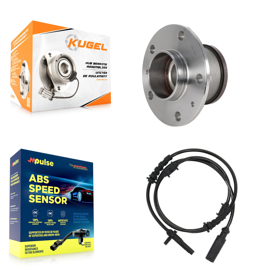 Rear Wheel Hub Bearing And ABS Sensor Kit For Ram ProMaster 2500 3500 1500 K7S-103105