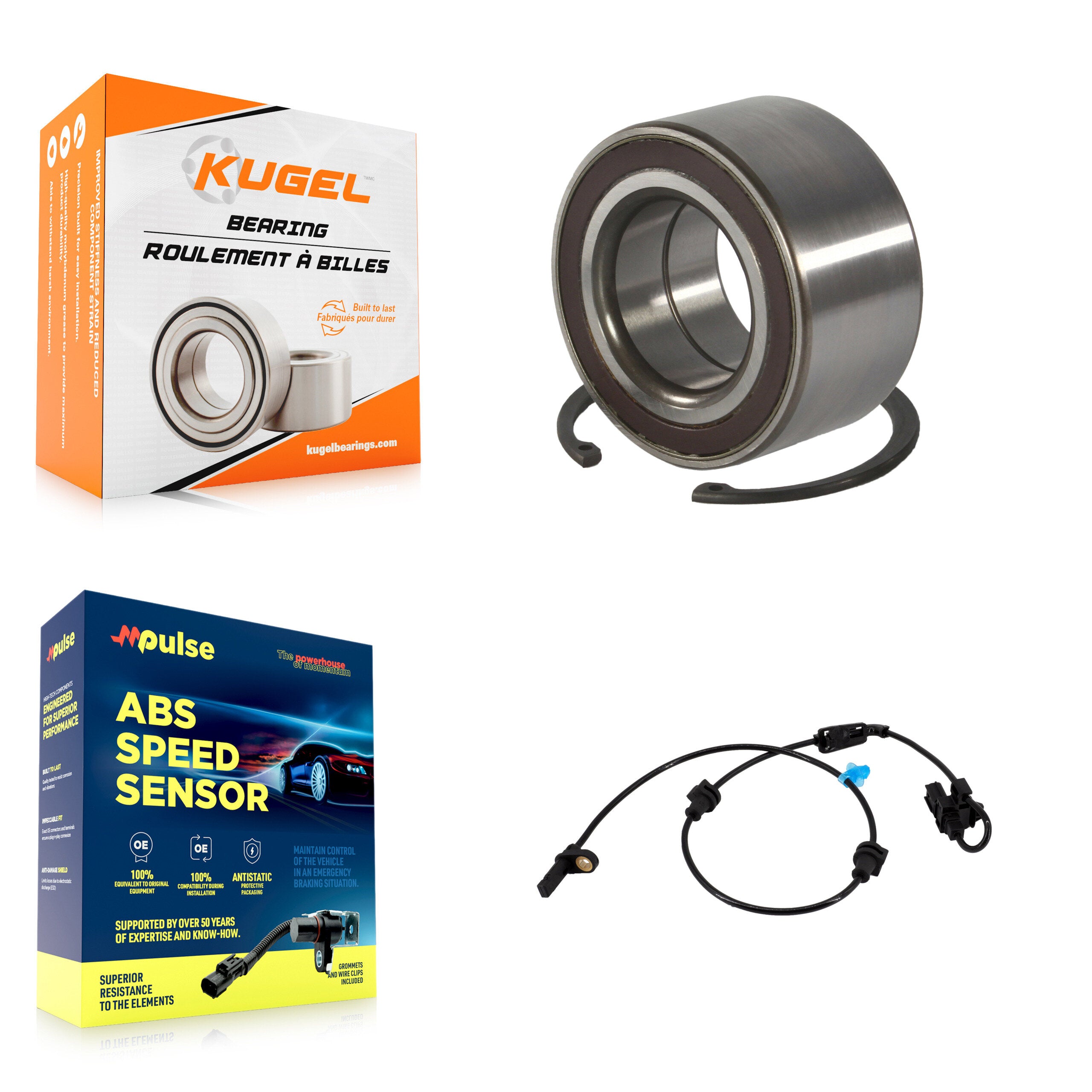 Front Wheel Bearing And ABS Sensor Kit For Honda CR-V with Harness K7S-103109
