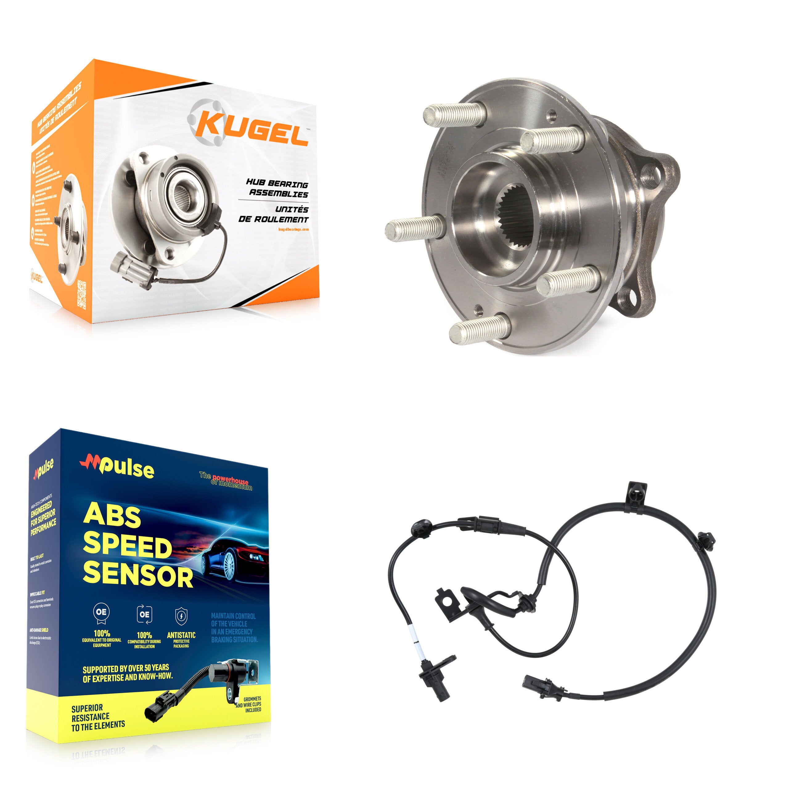 Front Wheel Hub Bearing And ABS Sensor Kit For Hyundai Sonata K7S-103121