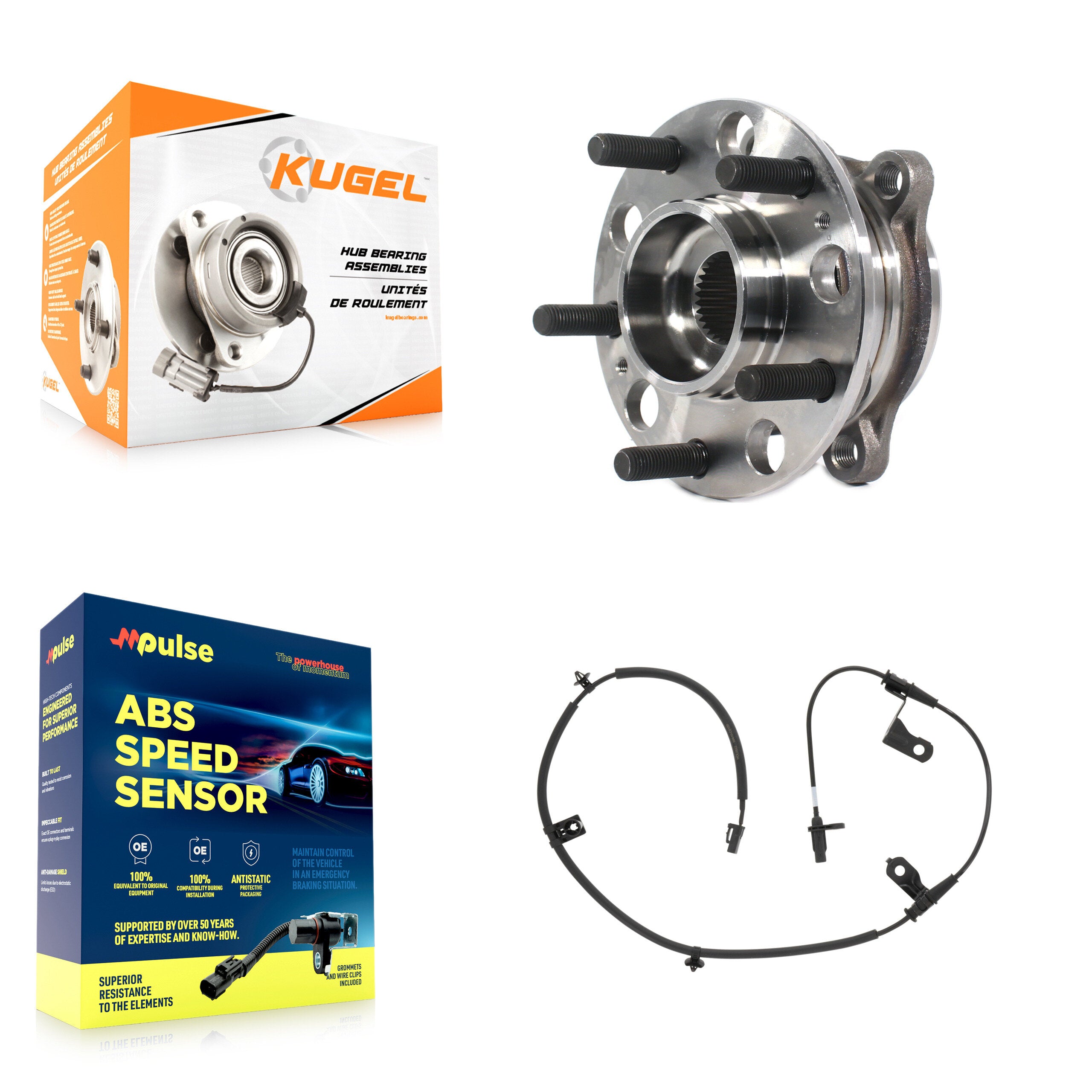 Front Wheel Hub Bearing And ABS Sensor Kit For Kia Sorento K7S-103126