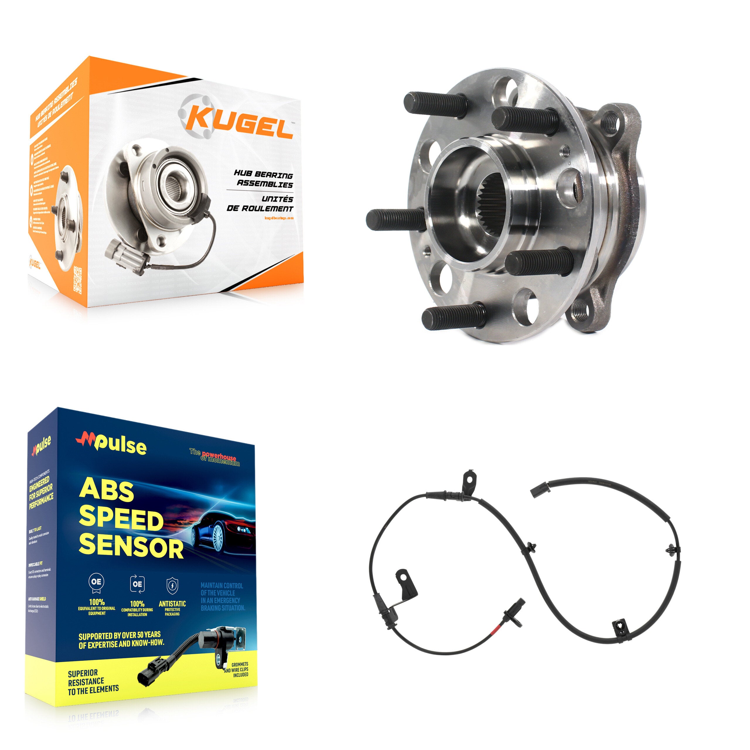 Front Wheel Hub Bearing And ABS Sensor Kit For Kia Sorento K7S-103138
