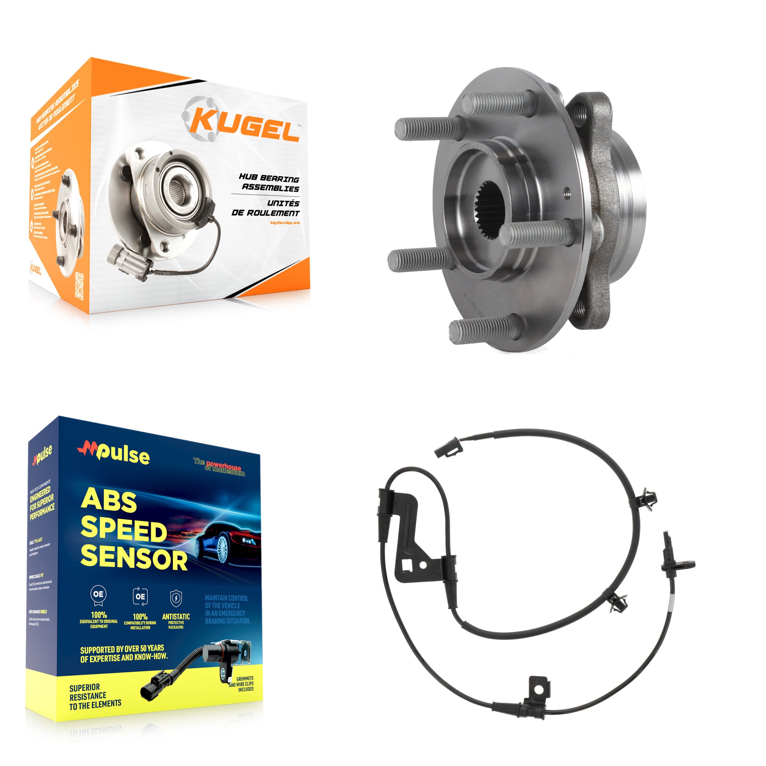 Front Wheel Hub Bearing And ABS Sensor Kit For Hyundai Elantra GT K7S-103139