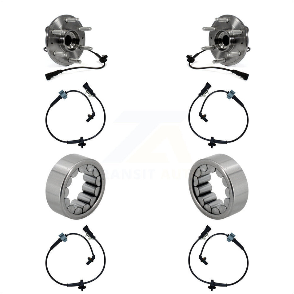 Front Rear Wheel Bearing And Extra ABS Sensor Kit For Chevrolet Suburban 4WD K7S-103148
