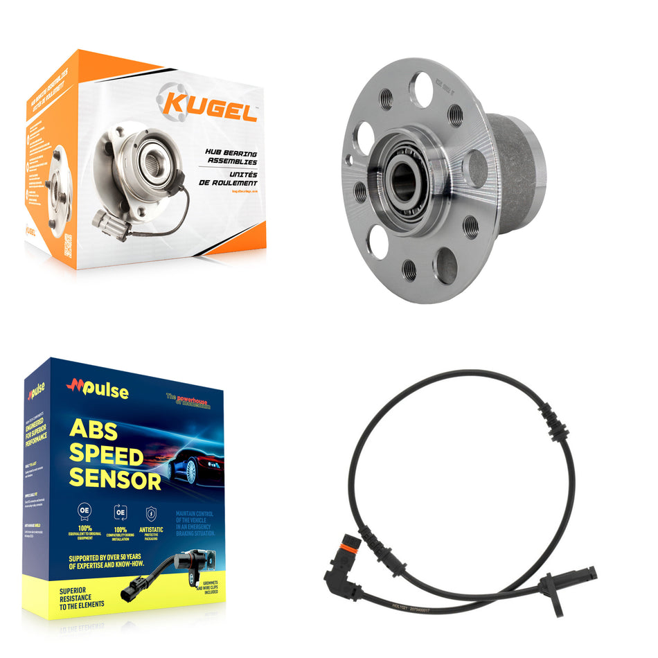 Front Wheel Hub Bearing And ABS Sensor Kit For Mercedes-Benz E350 E550 K7S-103178