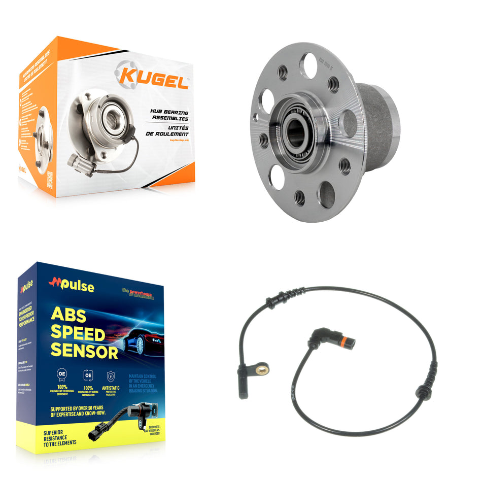Front Wheel Hub Bearing And ABS Sensor Kit For Mercedes-Benz C350 C250 with Harness K7S-103184