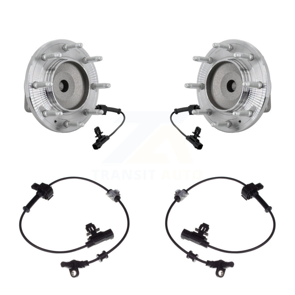Front Wheel Hub Bearing & Sensor Kit For Chevrolet GMC Silverado 2500 HD Sierra 3500 RWD K7S-103200