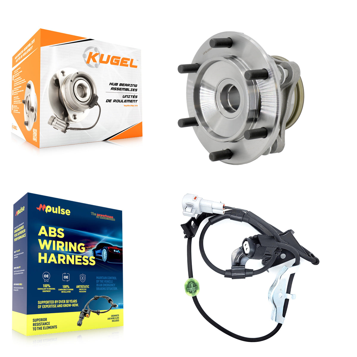 Front Wheel Hub Bearing And ABS Sensor Kit For Toyota 4Runner FJ Cruiser K7S-103232