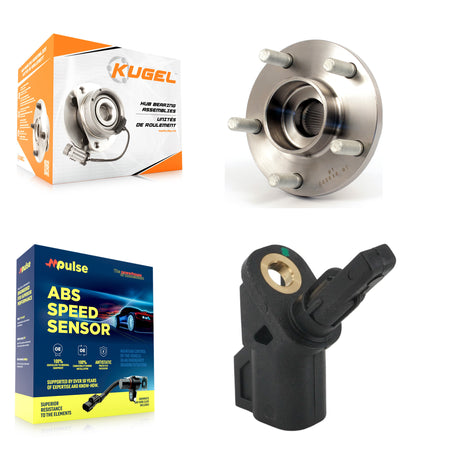 Front Wheel Hub Bearing And ABS Sensor Kit For Volvo S40 V50 K7S-103239
