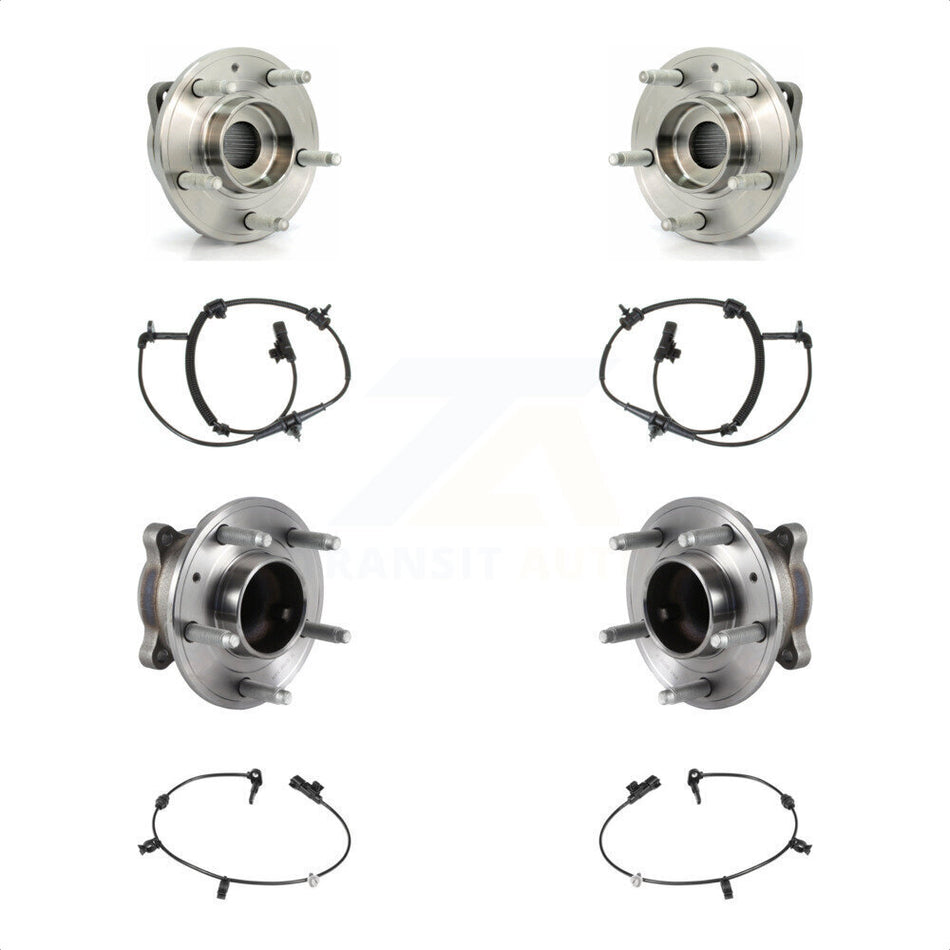Front Rear Wheel Hub Bearing ABS Sensor Kit For Buick Verano Chevrolet Volt with Harness K7S-103258