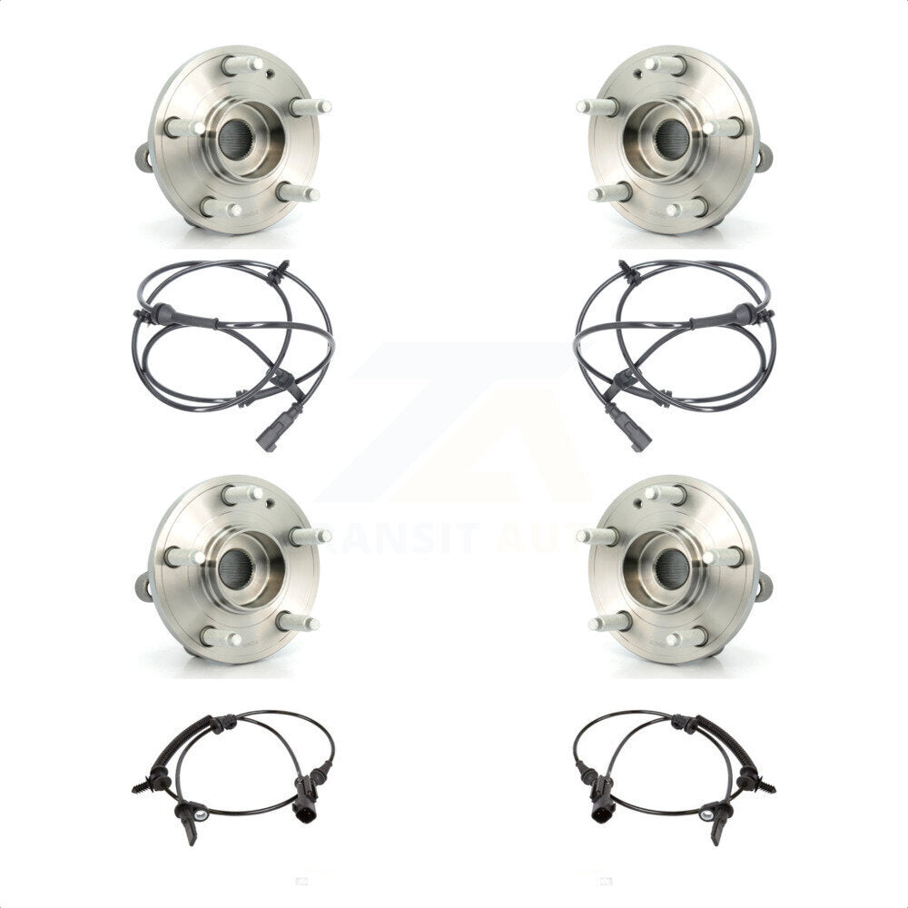 Front Rear Wheel Hub Bearing And ABS Sensor Kit For Ford Explorer K7S-103260