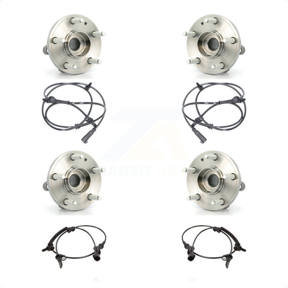 Front Rear Wheel Hub Bearing And ABS Sensor Kit For Ford Explorer K7S-103260