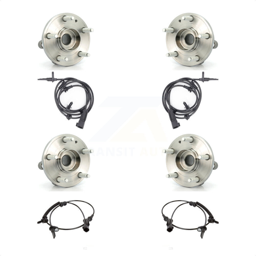 Front Rear Wheel Hub Bearing And ABS Sensor Kit For Ford Explorer K7S-103263