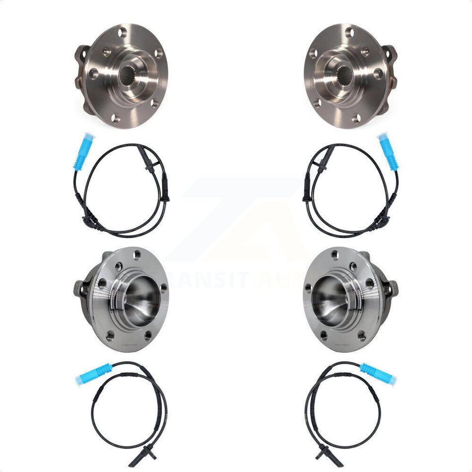 Front Rear Wheel Hub Bearing & Sensor Kit For Mini Cooper Countryman Paceman with Harness K7S-103266