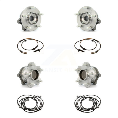 Front Rear Wheel Hub Bearing And ABS Sensor Kit For Nissan Altima 2.5L with 4-Wheel K7S-103281