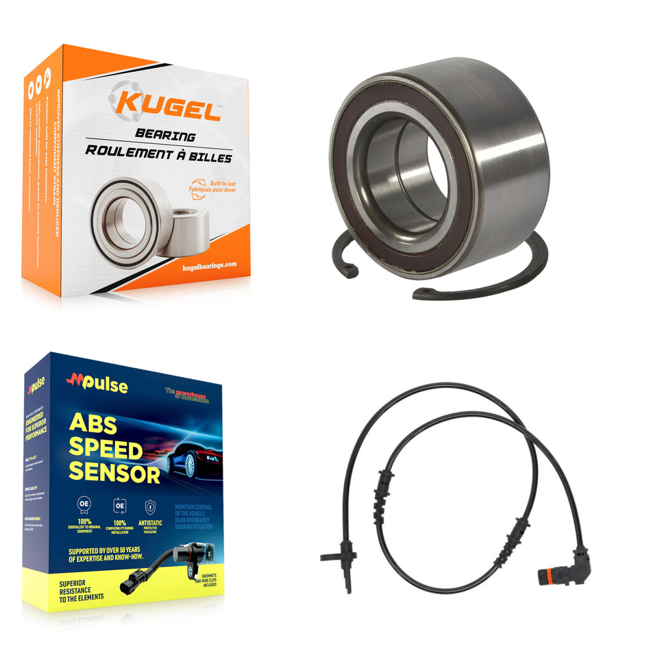 Front Wheel Bearing And ABS Sensor Kit For 2014 Mercedes-Benz CLS63 AMG S AWD K7S-103302
