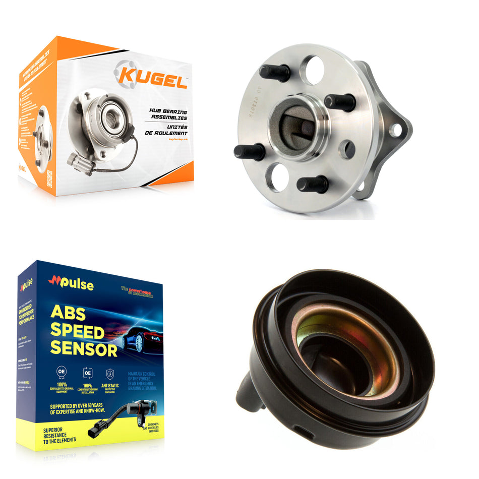 Rear Wheel Hub Bearing And ABS Sensor Kit For 2002 Toyota Corolla Non-ABS without Harness K7S-103306