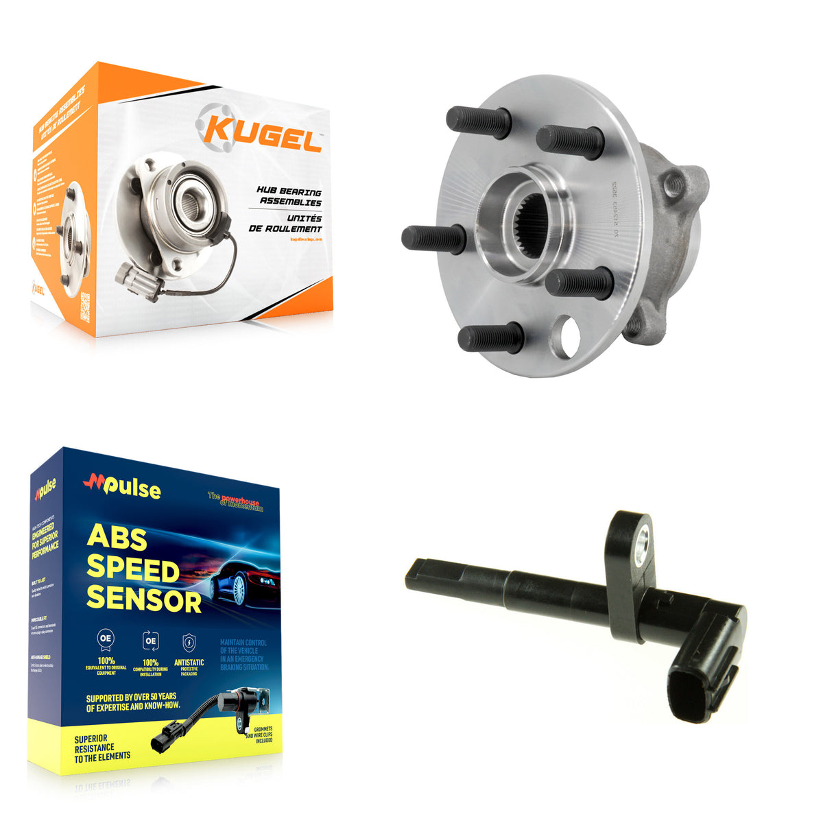 Rear Wheel Hub Bearing And ABS Sensor Kit For 2022 Lexus LS500h 3.5L K7S-103312