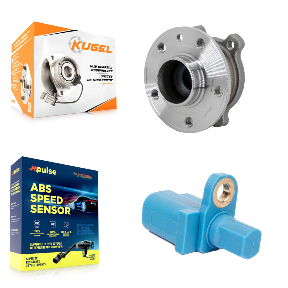 Rear Wheel Hub Bearing And ABS Sensor Kit For Volvo S60 V60 without Harness K7S-103315