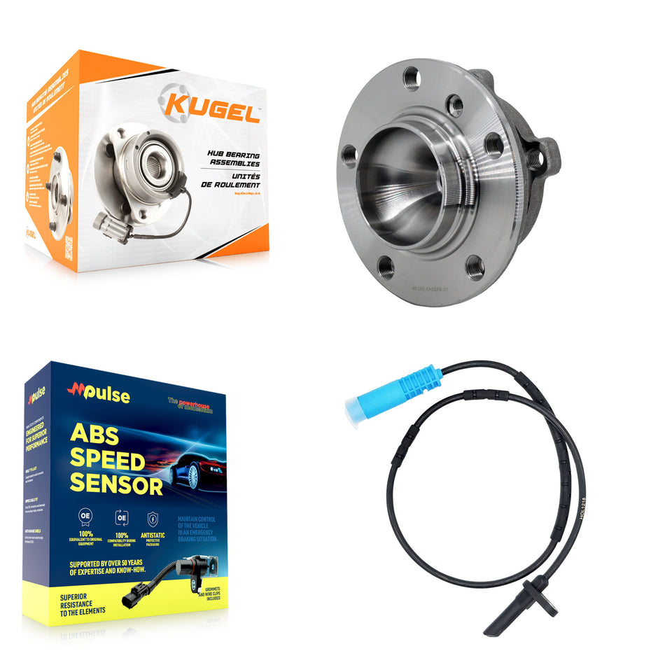 Rear Wheel Hub Bearing And ABS Sensor Kit For Mini Cooper Countryman Paceman with Harness K7S-103321