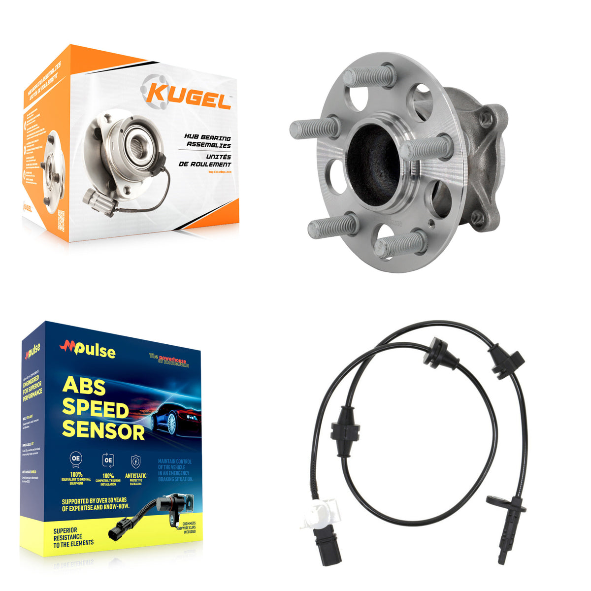 Rear Wheel Hub Bearing And ABS Sensor Kit For Honda Pilot Passport K7S-103403