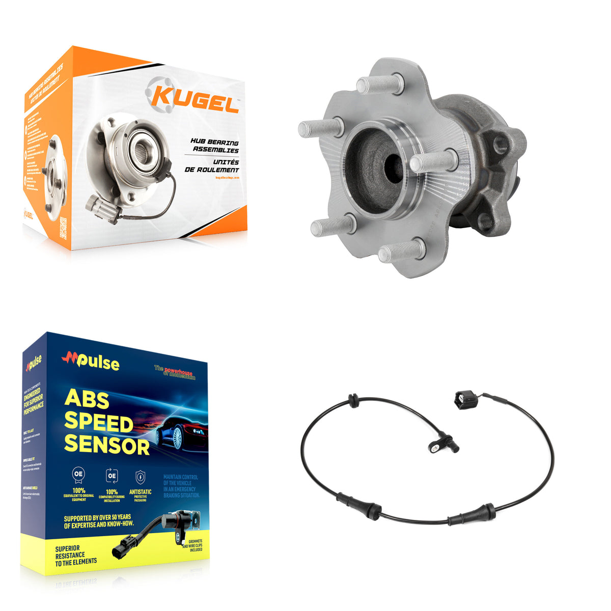 Rear Wheel Hub Bearing And ABS Sensor Kit For Nissan Juke with Harness K7S-103405