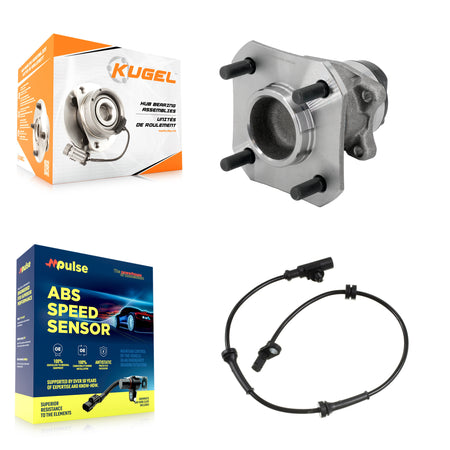 Rear Wheel Hub Bearing ABS Sensor Kit For Nissan Cube 1.8L with 4-Wheel Harness K7S-103413
