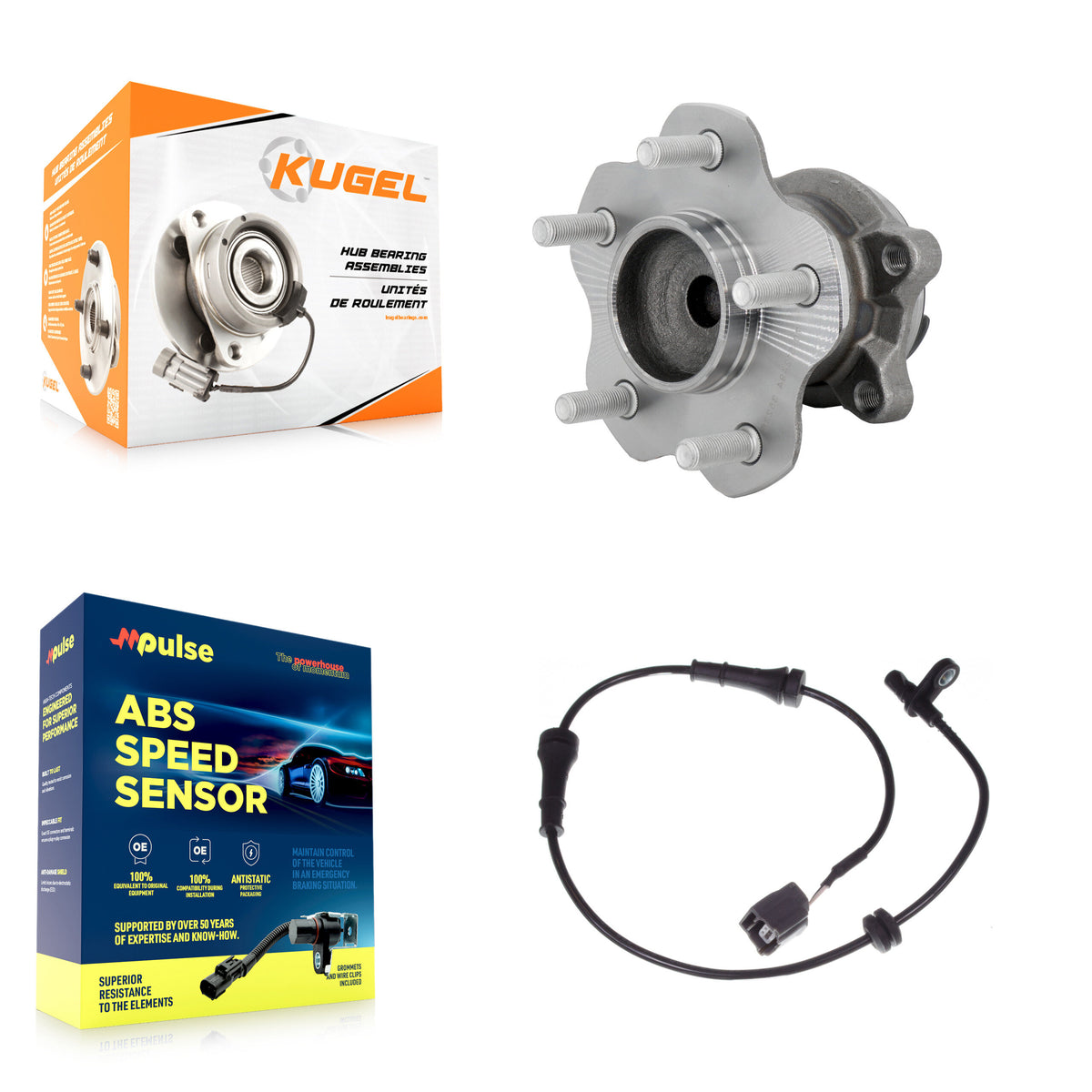 Rear Wheel Hub Bearing And ABS Sensor Kit For Nissan Juke with Harness K7S-103414
