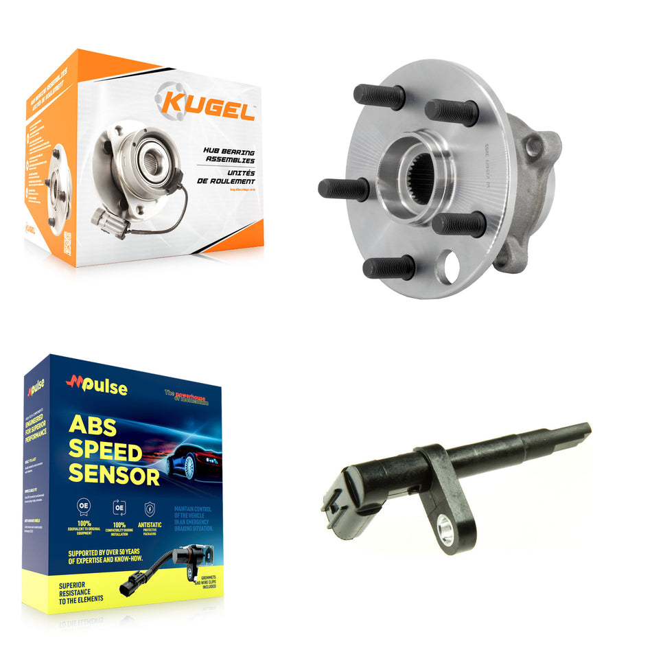 Rear Wheel Hub Bearing & ABS Sensor Kit For Lexus LS460 LS600h LS500 Toyota Mirai LS500h K7S-103416
