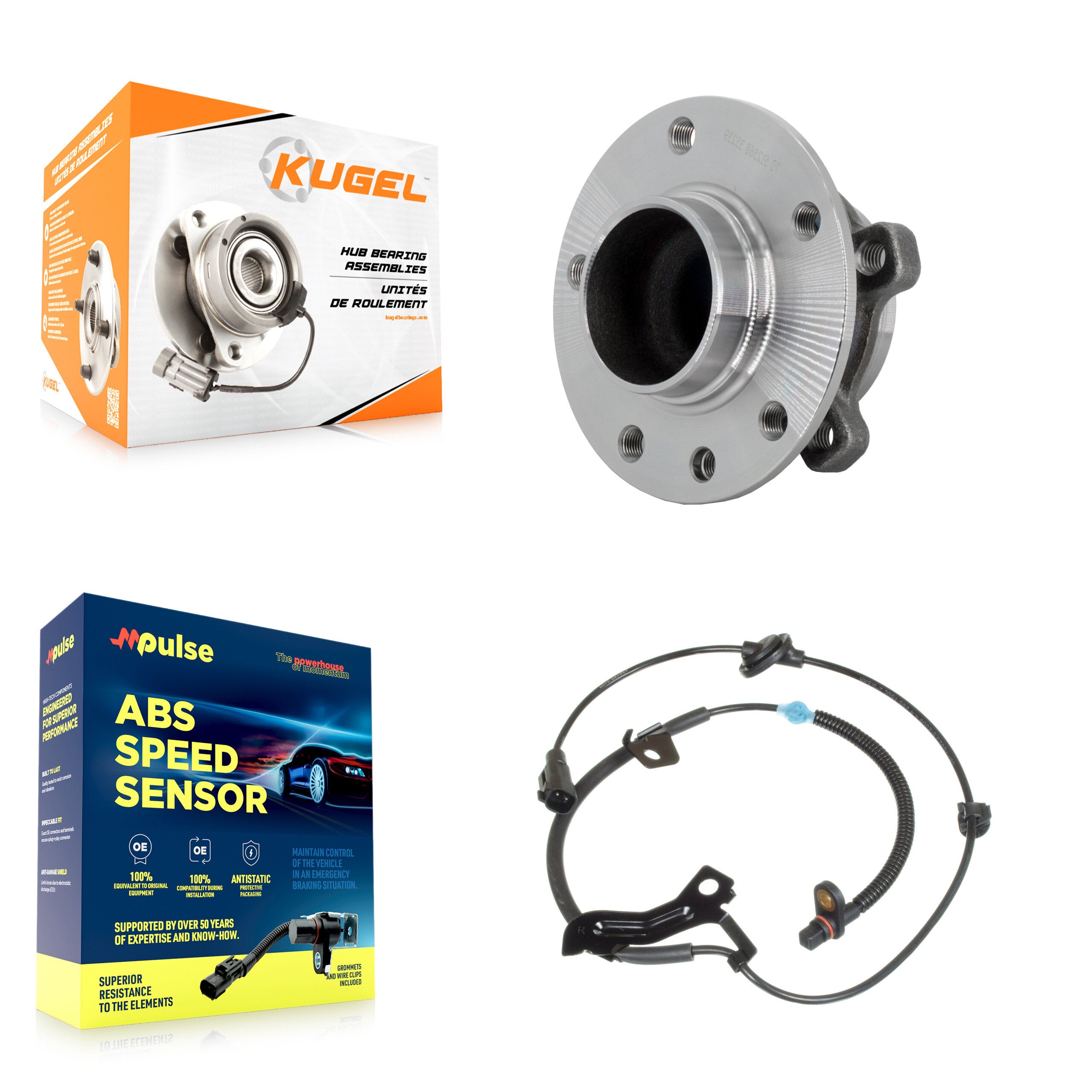Rear Wheel Hub Bearing And ABS Sensor Kit For Jeep Compass K7S-103417