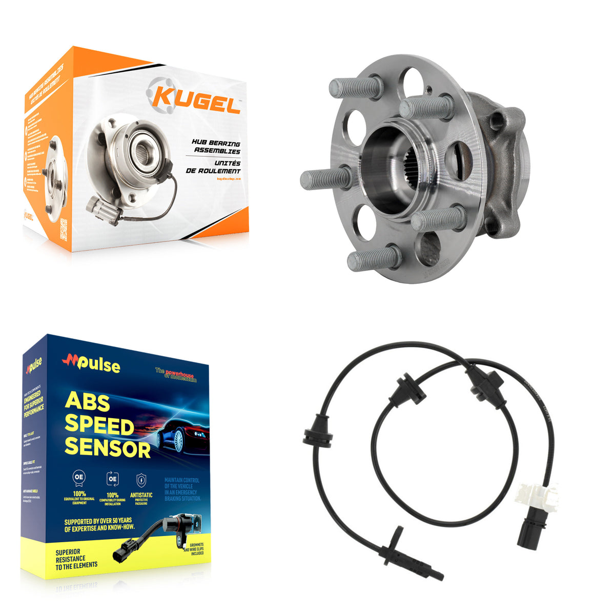 Rear Wheel Hub Bearing And ABS Sensor Kit For Honda Ridgeline K7S-103419